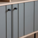 Sapporo Grey & Oak Display Unit