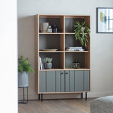 Sapporo Grey & Oak Display Unit
