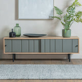 Sapporo Grey & Oak Media Unit