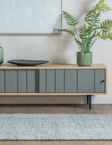 Sapporo Grey & Oak Media Unit