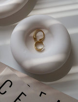 Stoneware Asymmetric Jewellery Dish - White