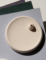 Stoneware Round Incense Holder