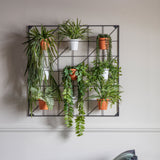 Terracotta & White Square Vertical Garden Wall Planter
