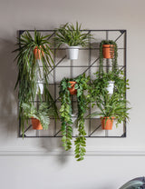 Terracotta & White Square Vertical Garden Wall Planter