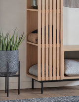 Textured Metal Planter With Stand