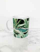 Tropical Summer Pool Artist Coffee Mug