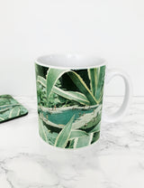 Tropical Summer Pool Artist Coffee Mug