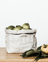 Uashmama Grey Paper Bag - Large