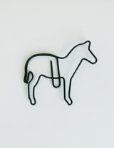 Wire Illustrated Zebra Paper Clips