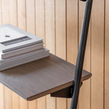 Wood & Metal Ladder Shelf