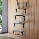 Wood & Metal Ladder Shelf