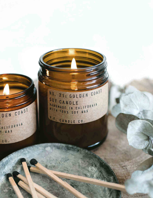 P.F. Candle Co. Soy Candles | The Den & Now 