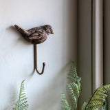 Antique Gold Bird Wall Hook