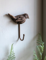 Antique Gold Bird Wall Hook