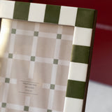 Green & White Photo Frame - Large