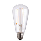 6W LED E27 Pear Bulb - Clear