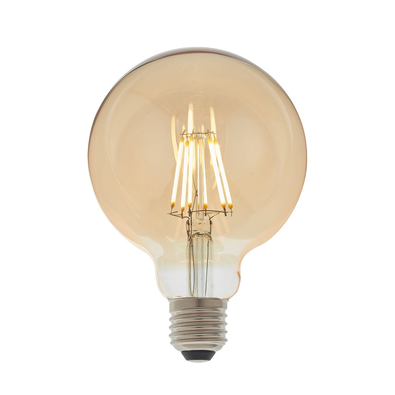 6W LED E27 Small Globe Bulb - Amber