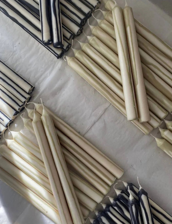 Abstract Sand Drip Soy Candle (Set of Two)