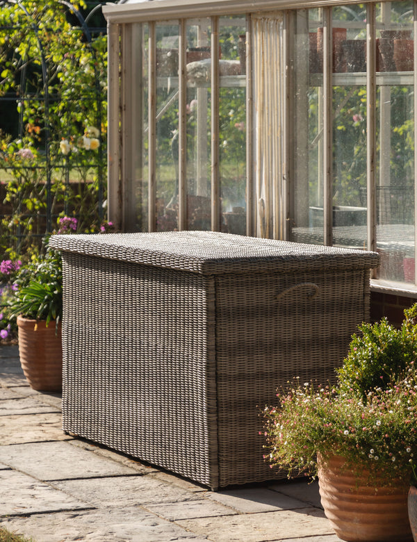 Alesund Light Grey Outdoor Cushion Storage Box