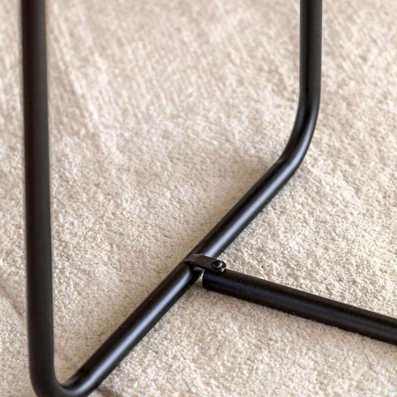 Arched Black Side Table