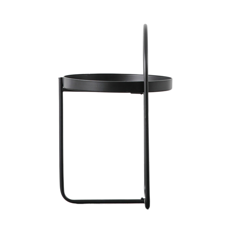 Arched Black Side Table