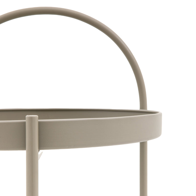 Arched Natural Side Table