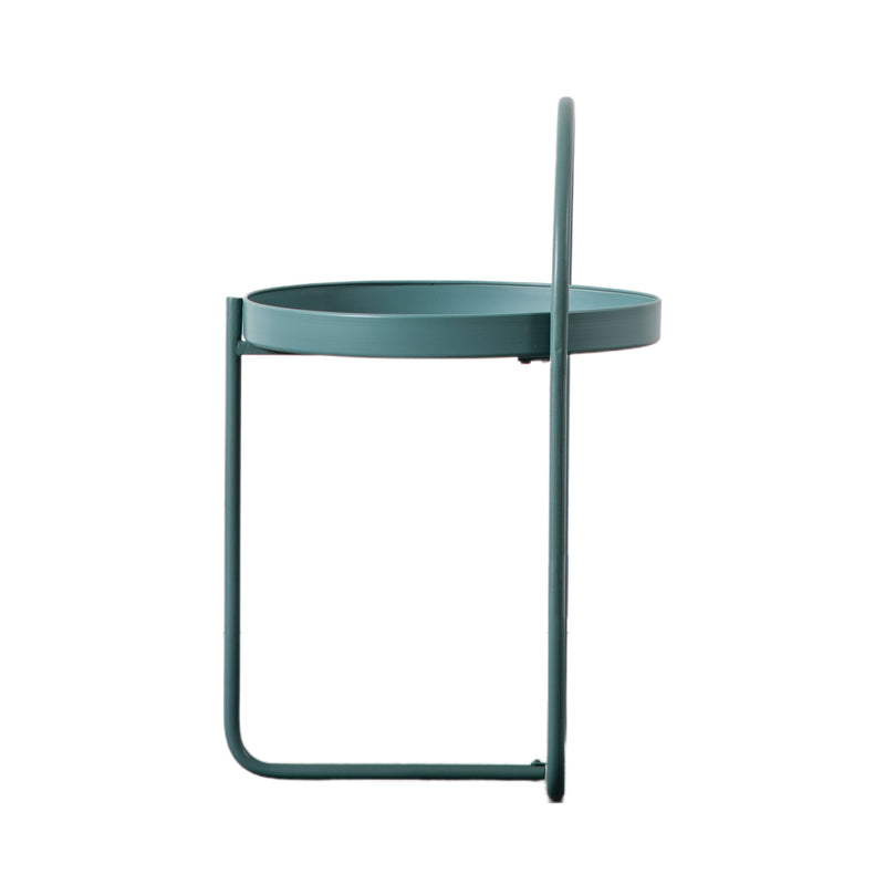 Arched Teal Side Table