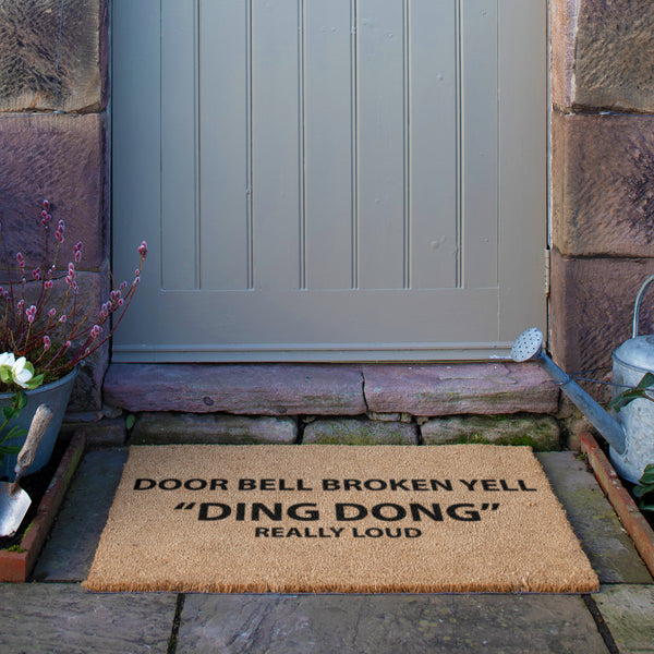 Ding Dong Doormat