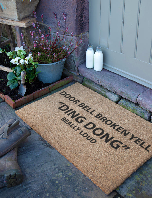 Ding Dong Doormat