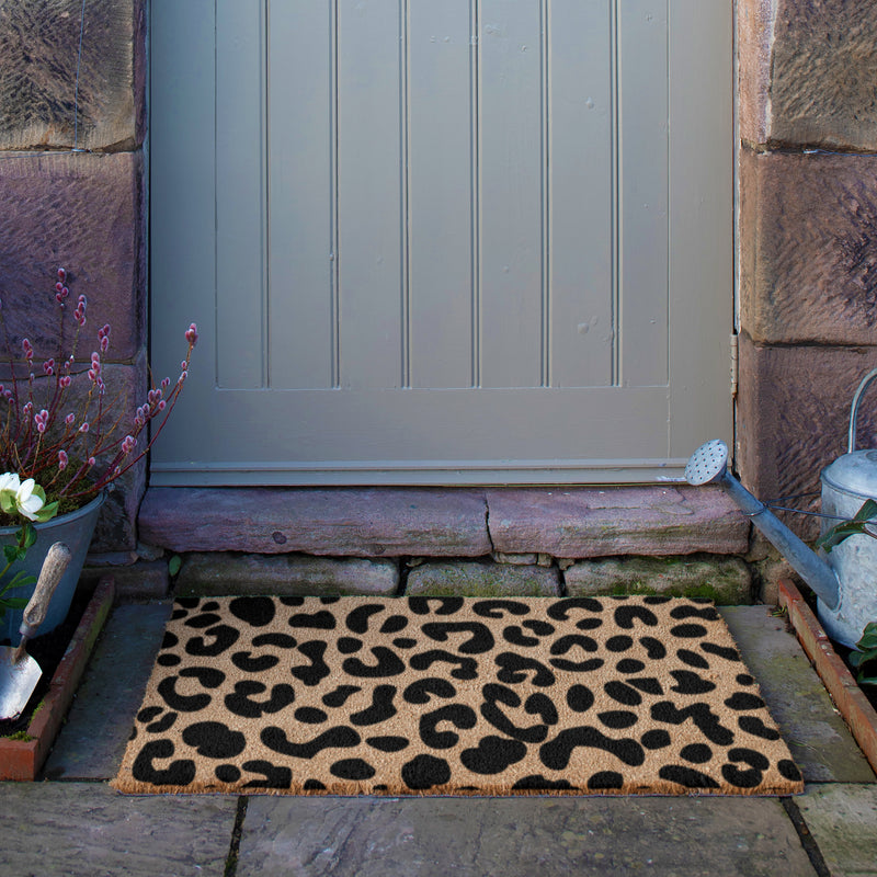 Leopard Print Doormat