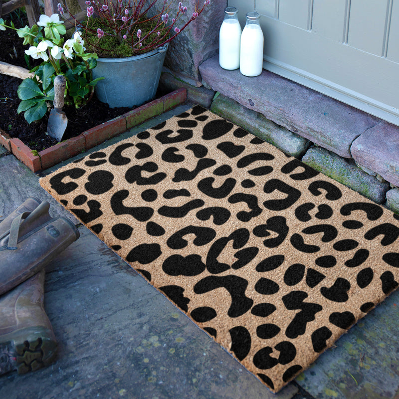 Leopard Print Doormat