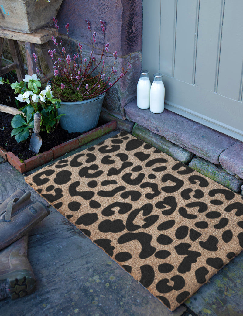 Leopard Print Doormat