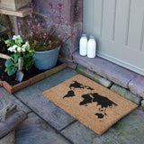 World Map Doormat