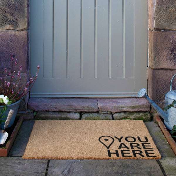 You Are Here Doormat