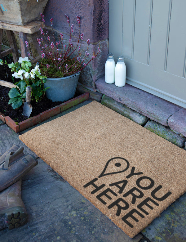 You Are Here Doormat