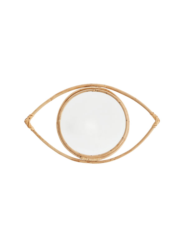 Bamboo Round Eye Mirror