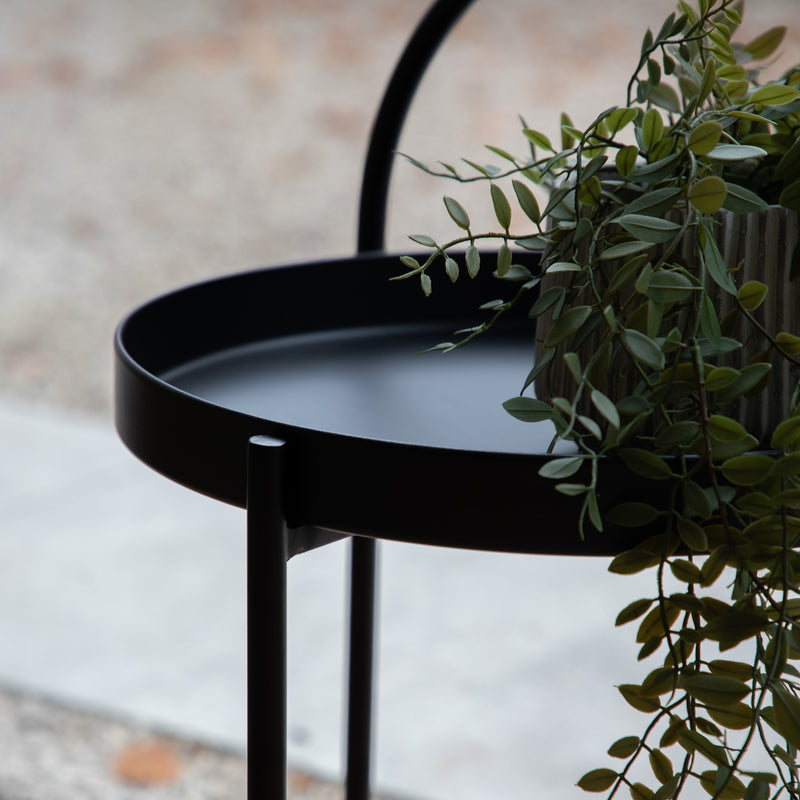 Black Arched Side Table