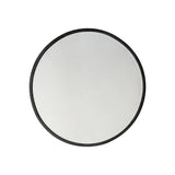 Black Round Mirror - Large