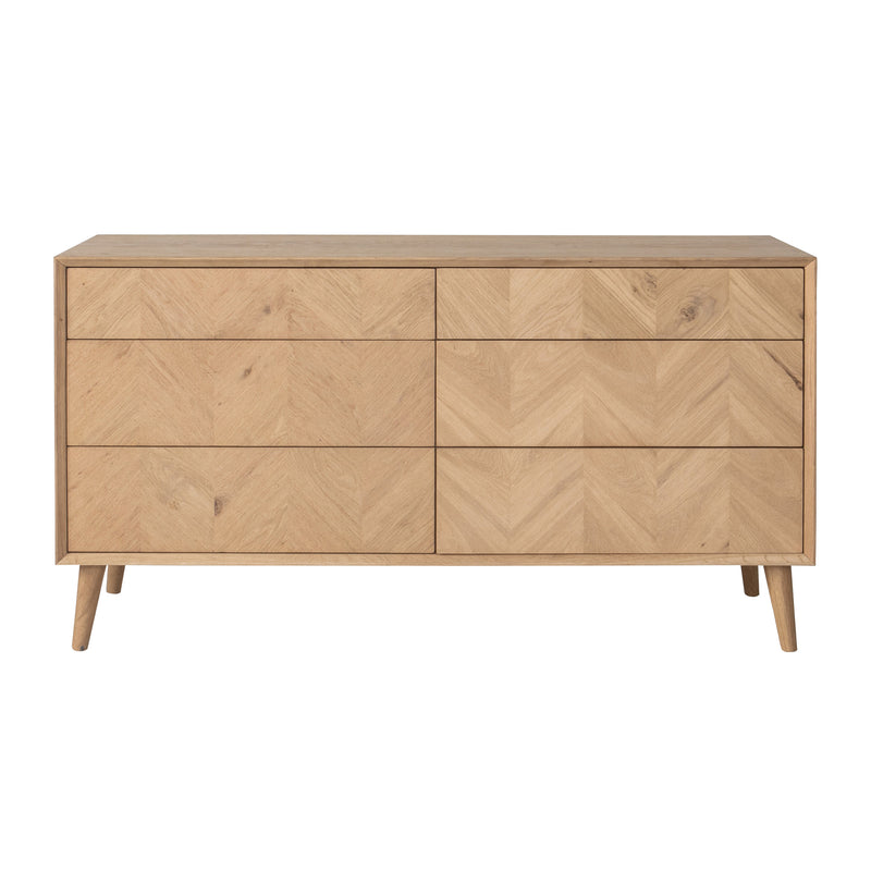 Copenhagen Oak Chest Of Drawers