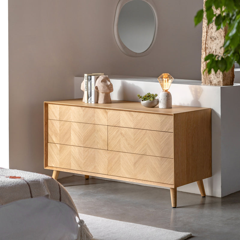 Copenhagen Oak Chest Of Drawers