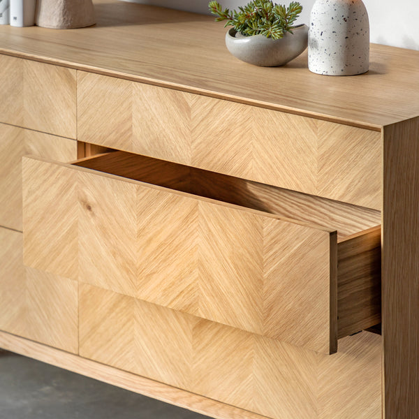 Copenhagen Oak Chest Of Drawers