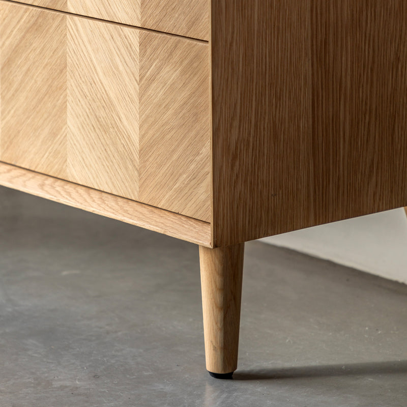 Copenhagen Oak Chest Of Drawers