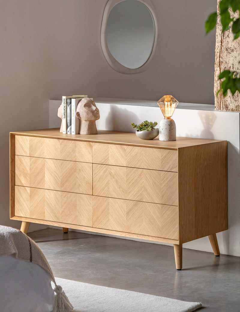 Copenhagen Oak Chest Of Drawers