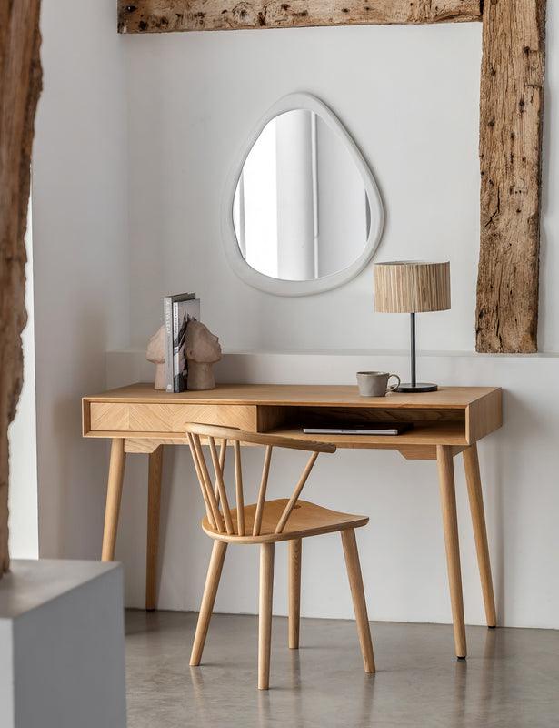 Copenhagen Oak Desk With Drawer