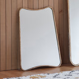 Kai Curved Rectangle Gold Mirror