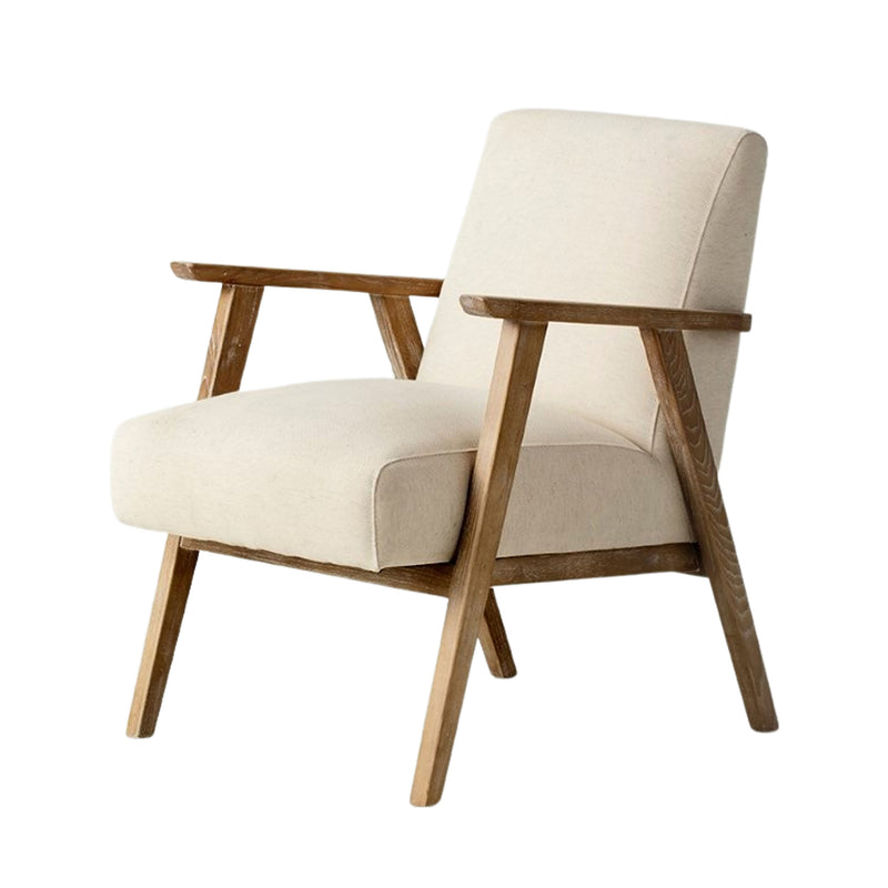 Ebbe Ecru Linen Armchair