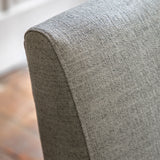 Ebbe Stone Grey Linen Armchair