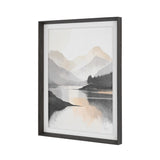 Fjell Dawn Framed Canvas