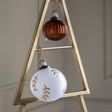 Gold Contemporary Standing Christmas Tree