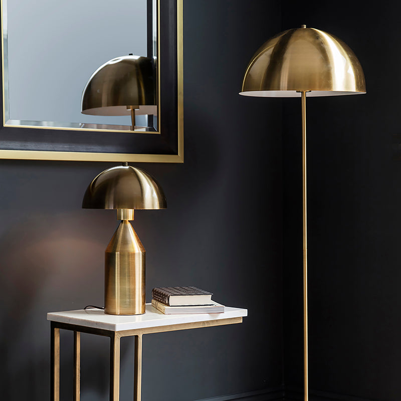 Gold Dome Table Lamp